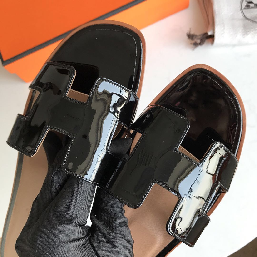 에르메스 올수공 오란 슬리퍼 샌들 페이던트 01